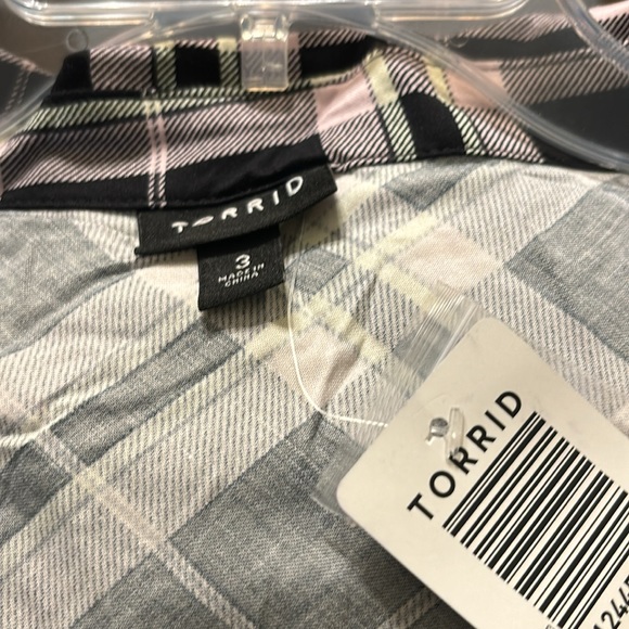Torrid Plaid Midi Dress - Picture 4 of 4